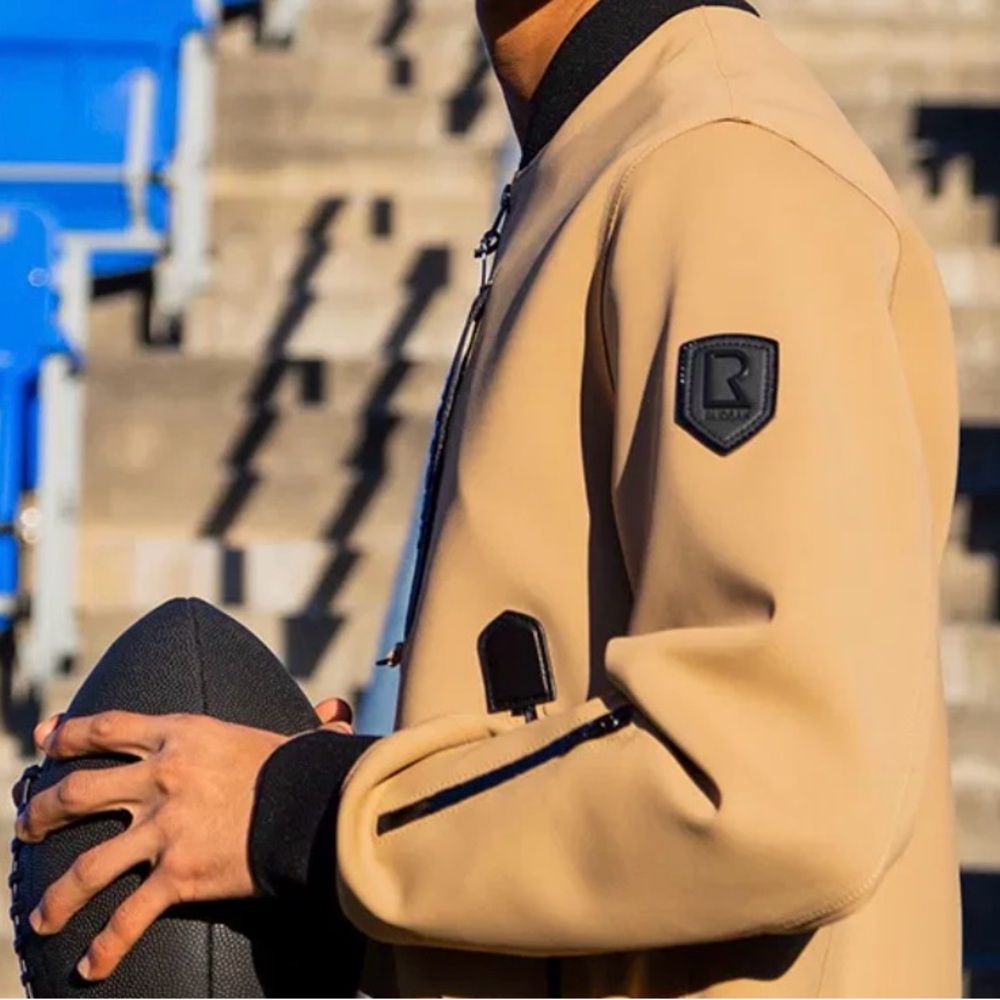 Rudsak Tan Bomber Jacket for Men